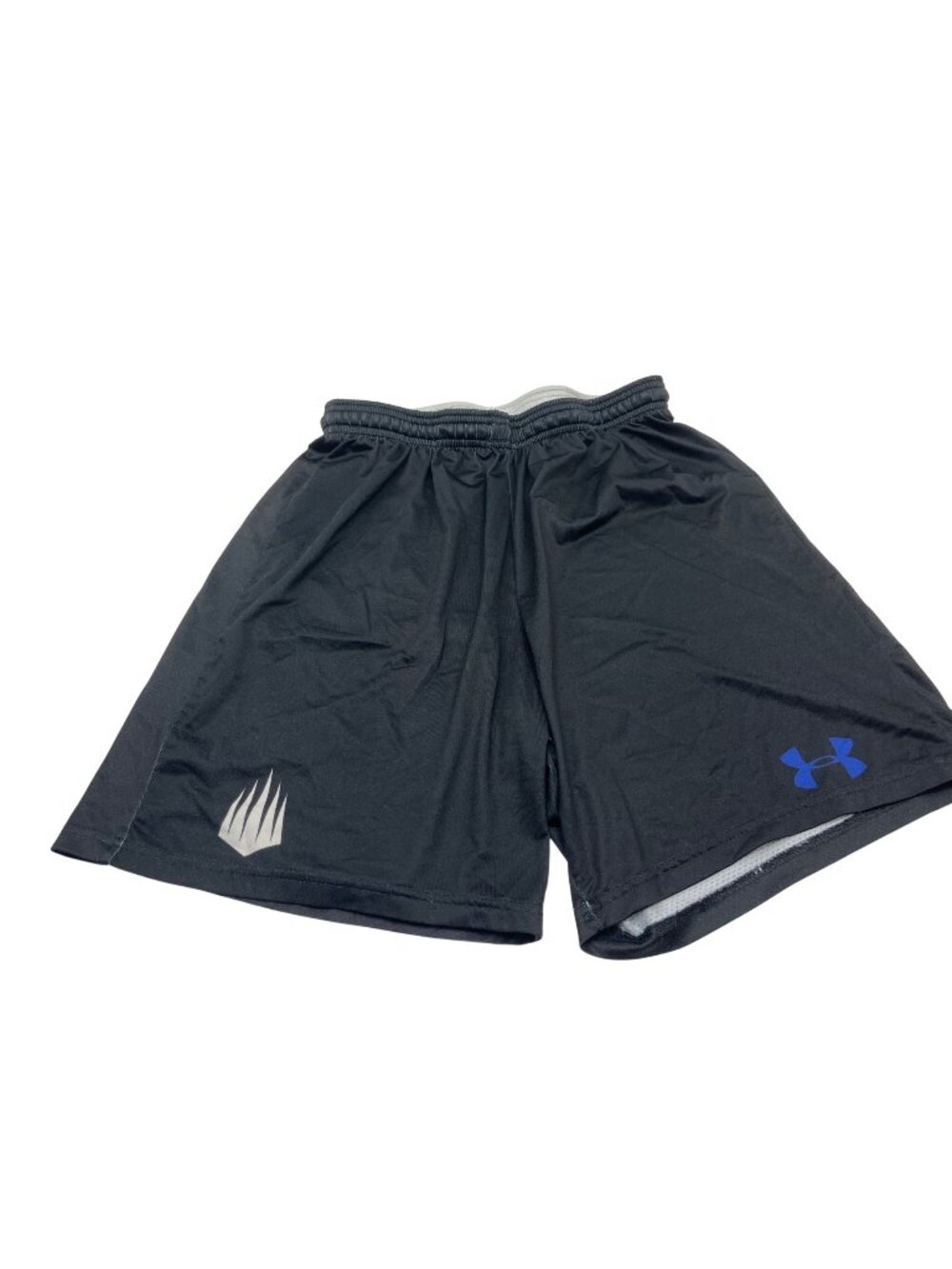 Under Armour Mens Black Elastic Waist Training Shorts Medium Lightweight Design